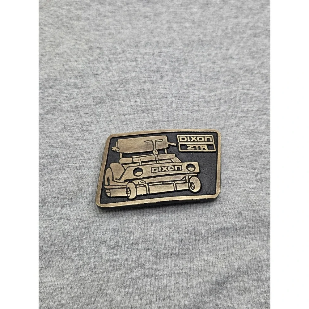 Vintage Rare Dixon Lawnmower Dynabuckle Solid Brass Belt Buckle Made in USA